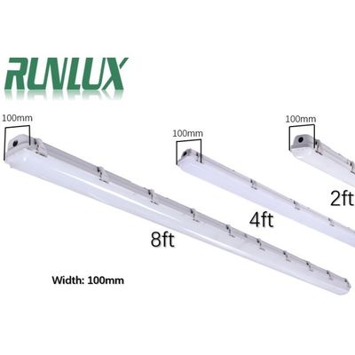Energiebesparende LED-damp-stram garageverlichtingsinstallatie met 50000 uur levensduur en IP66 IK10