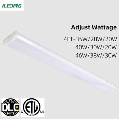 IP65 40W 46W 347V ETL DLC Office Led Wraparound Verlichtingsarmatuur Low-Profile 140Lm/W