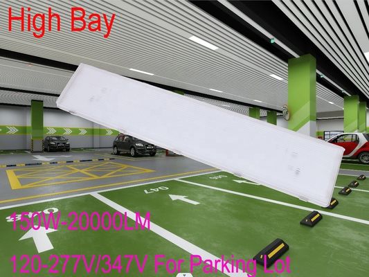 100W 3500K 4FT LED-dampvrij hoge baai IP67 met transparante polycarbonaatdiffuser