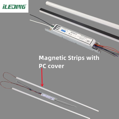 Duurzame LED magnetische lineaire retrofit kit met 50000 werkuren en 5075lm lichtstroom