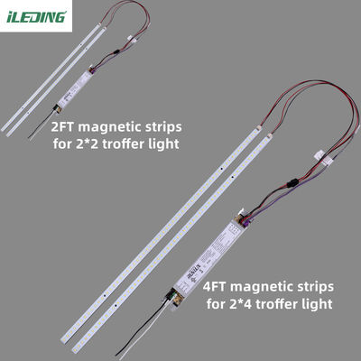Duurzame LED magnetische lineaire retrofit kit met 50000 werkuren en 5075lm lichtstroom