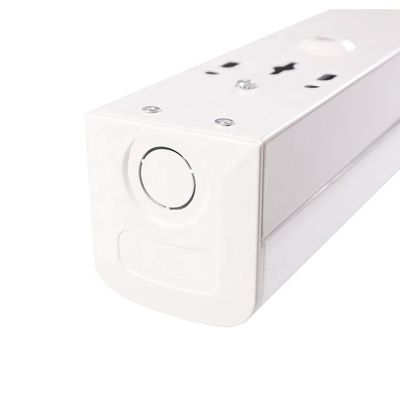140lm/w Indoor LED Batten Light Fixture voor supermarktwinkel 2FT 4FT 8FT 60W 90W