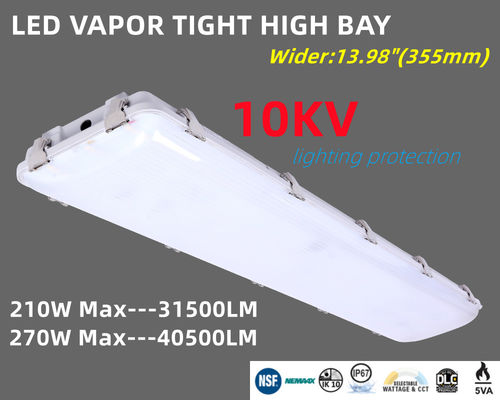 Sensorbesturing 200W LED-dampen dicht hoge baai Commercieel gebruik voor magazijn IK10 IP67 waterdicht