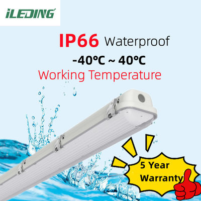 80 Ra LED dampdicht 2ft 3CCT Selecteerbare LED dampdicht IP66 voor Linkable Lighting