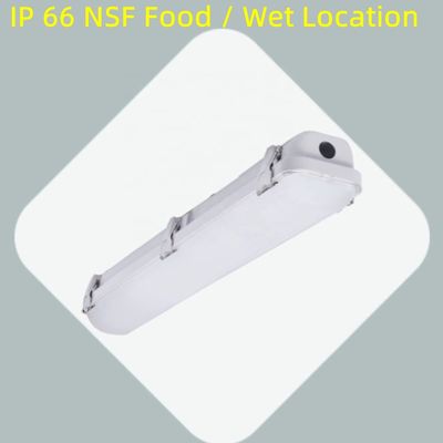 80 Ra LED dampdicht 2ft 3CCT Selecteerbare LED dampdicht IP66 voor Linkable Lighting