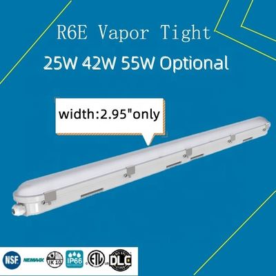 4FT Tri-Proof LED-verlichtingsinstallatie 42W lineair dampstrak licht voor voedselopslag Duurzaam