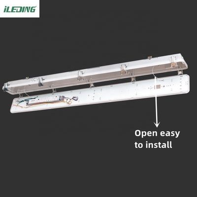 4kg Hangend Tri Proof LED Stoomdicht Warehouse Lichtsysteem 4FT 46W 65W IP66 65W