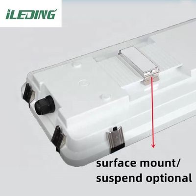 IP67 155W 3500K 4000K 5000K 4FT LED-dampvrij dicht hoog baai voor industriële opslagruimte vochtbestendige