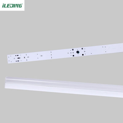 Indoor LED Batten Light Fixture Voor Office Passage Supermarkt 46w 65w 50000 uur Levensduur