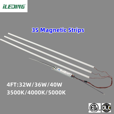85 CRI Magnetische 4FT LED lineaire retrofit kit voor commerciële kantoor winkel 2x4 Troffer Light