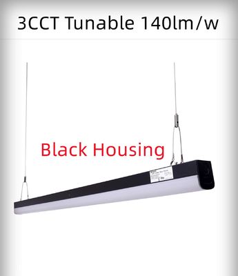Indoor Office 120-277V 90W 2FT 4FT 8FT Lineaire LED-battenverlichtingsinstallatie met 3CCT-afstembaar