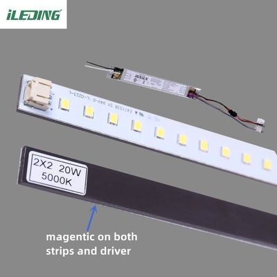 ETL DLC 32W Troffer Retrofit Kit voor 4FT Magnetische LED 2*4 2*2 Light Linear Retrofit Kit