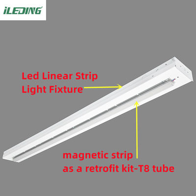 1 kg IP65 Led Magnetische Lineaire Retrofit Kit Troffer Lichten voor commercieel kantoor