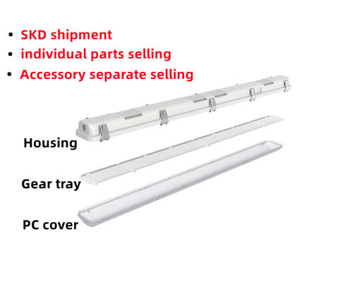 Industriële stijl 2FT 25W LED-dampverlichting met PC-dekking en dimmingsmogelijkheid