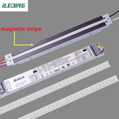 46W 2FT 4FT Led Trunking Magnetische lineaire retrofit Kit Troffer Light voor supermarkt