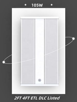 50000 uur Levensduur PC Materiaal Krag CCT Schakelbaar 2FT 105W LED Lineair High Bay Light