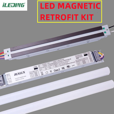 PC-materiaal Led Linear Retrofit Kit Magnetisch gemonteerd Led Light 140Lm/W 2FT 25W 20W 15W