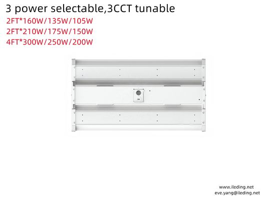160W 2FT 4FT LED lineaire High Bay Light Fixture voor Indoor Commercial Office Light