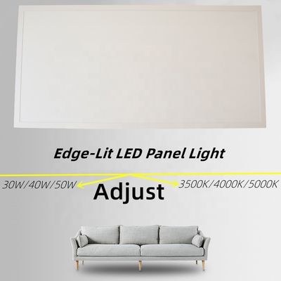 Bewegingssensor Office Lighting 2x4 Edge-Lit 1200x600 Flat Dimmable LED Panel Square Light 30W/40W/50W