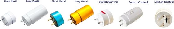 Plastic End Cap Glass Tube Light 17W 1200mm T8 LED tubes met IP66 rating en 125lm/w
