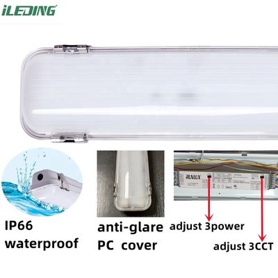 80 Ra Support Dimmer Industrial 8FT Led Vapor Tight High Bay Tri proof 90W 75W 65W waterdicht lichtstel