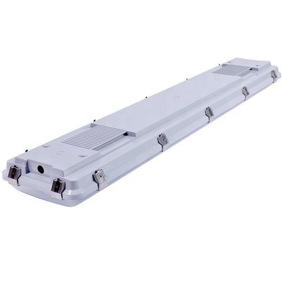 Oppervlak gemonteerd 4FT 0-10V DIM Led Triproof Batten Light Fixture IP67 Stoomdicht Voor opslag 5-