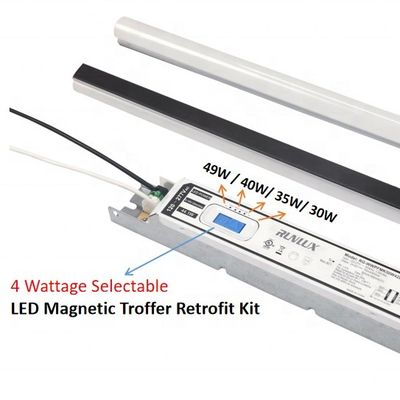 SMD LED-lichtbron 2ft 4ft 8ft 150Lm/W PC-lens Magnetisch geleid lineair retrofit kit licht