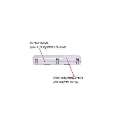 DLC IP66 35W 46W 4FT LED-damp-strakke garagelucht voor langdurige verlichtingsoplossingen