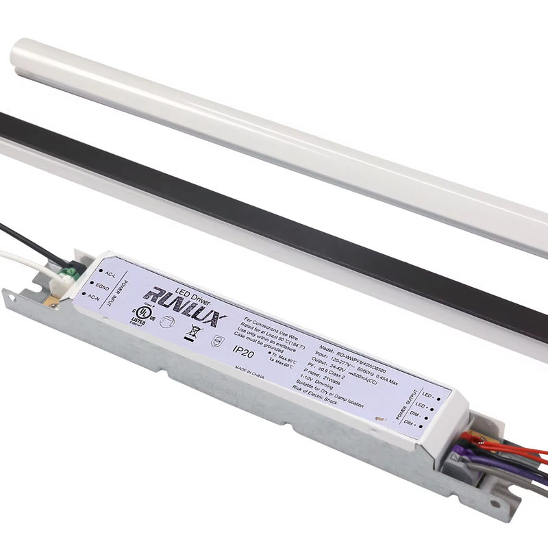 Energiebesparende dimmende LED Magnetische 5CCT 3P Selecteerbare Snelle installatie Lineaire retrofit kit