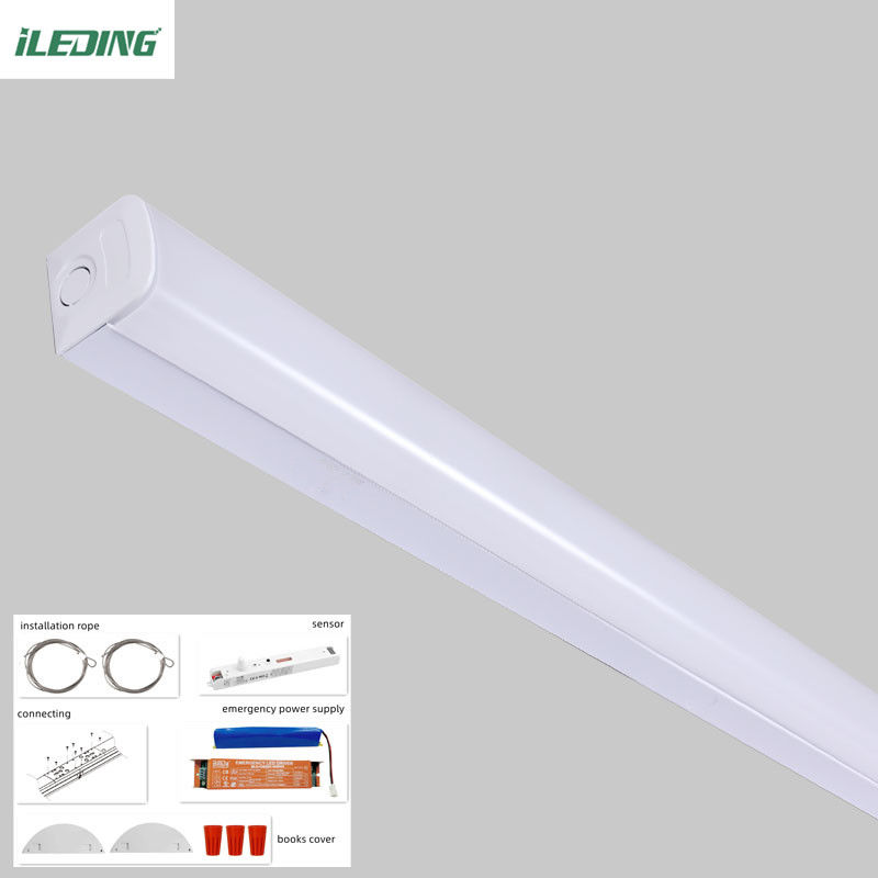 Sensorcontrole 2FT 4FT 8FT Led Lineaire Batten Light 35w 46w 65w Shop Light Fixture 120-347V