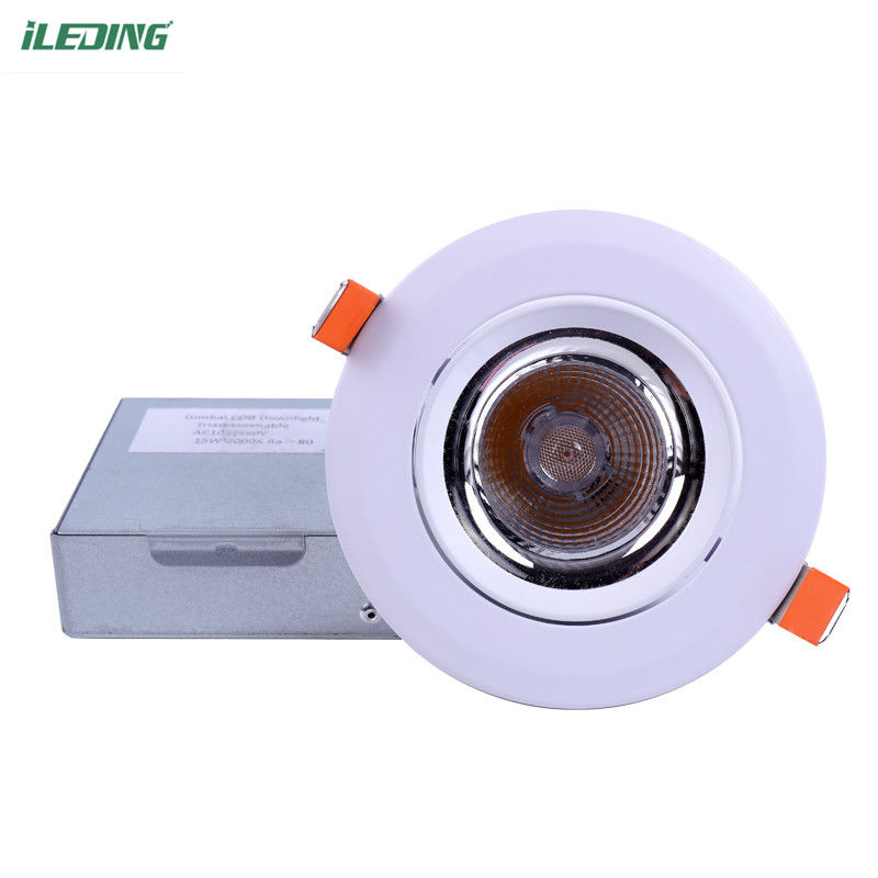Lange werktijd 50000 uur Afstembaar 5CCT LED COB 15W Licht SLIM Afstembaar LED Afgekozen Downlight
