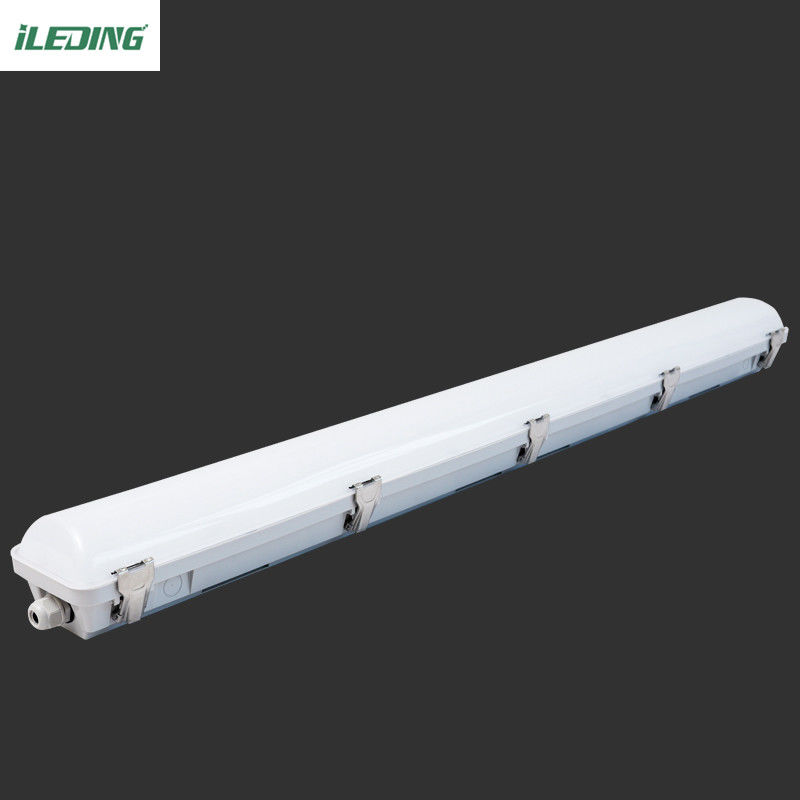 Grijze polycarbonaat sluitclips 4FT 46W LED-dampvlammen voor magazijnen