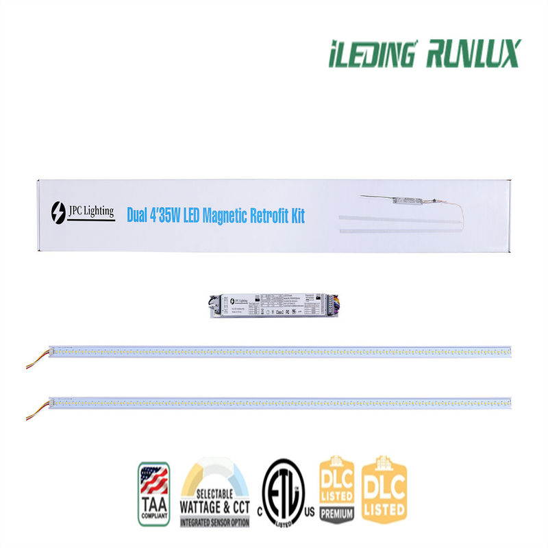 50/60Hz 145Lm/W LED magnetische retrofit kit met 50 000 uur levensduur